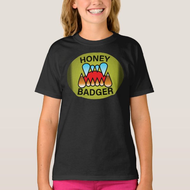 Logo Badger de miel T-shirt classique (Devant)