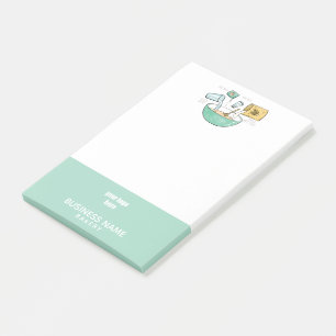 Logo Bakery Business Bread Recipe Post-it Klebezettel