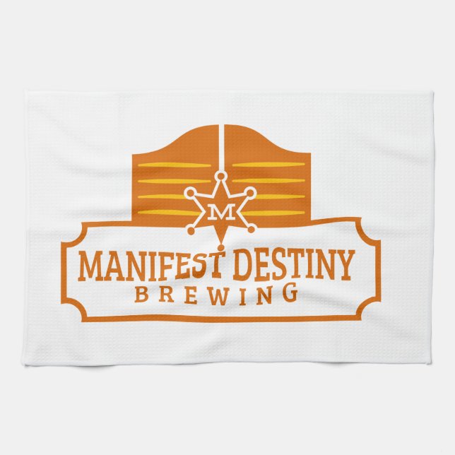 Logo-Bar-Stoff Handtuch (Horizontal)