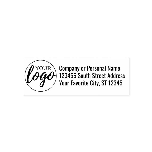 Logo "Basic Office" oder "Business Address Label"  Permastempel (Design)