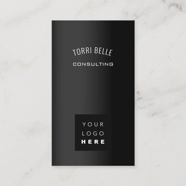 Logo Beruflich Consulting Investment Black VIP Visitenkarte (Vorderseite)