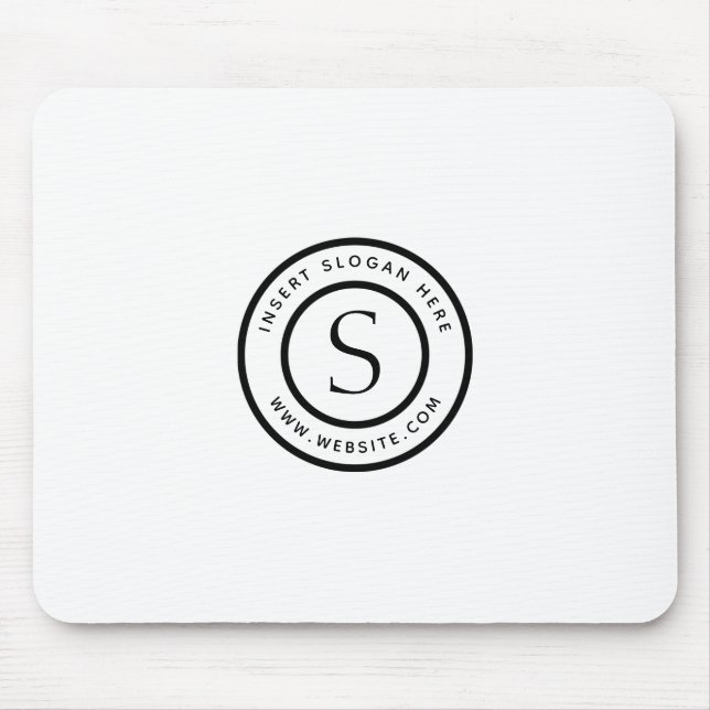 Logo Beruflich Schlicht einfach, modern Mousepad (Vorne)