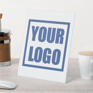 Logo-Beschriftung Sockelschild