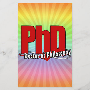 LOGO BIG RED PhD ARZT DER PHILOSOPHIE Briefpapier