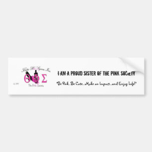Logo, bin ich eine stolze Schwester der rosa Autoaufkleber