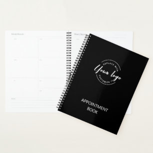 Logo Black White Business Livre de rendez-vous per