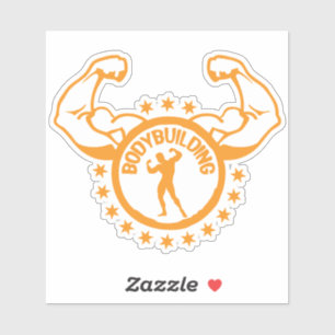 LOGO BODYBUILDING 19 ETOILE AUFKLEBER