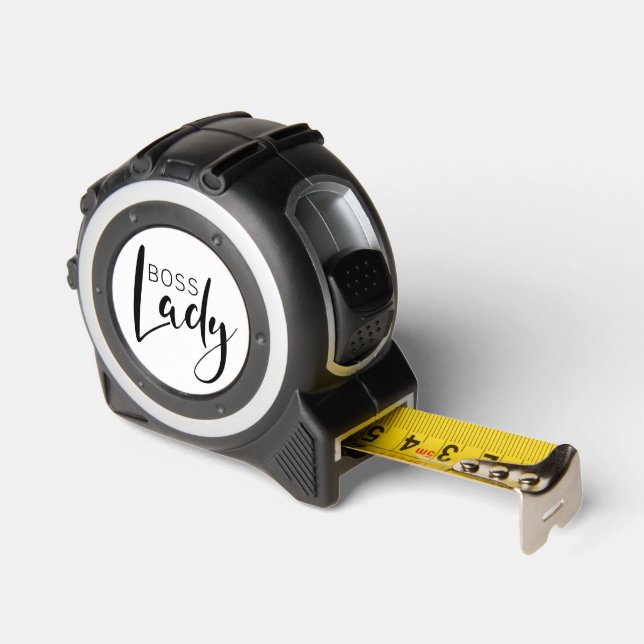 Logo "Boss Lady" - einzigartig Maßband (Winkel)