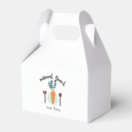 Logo-Box für natürliche Rohstoffe Geschenkschachtel
