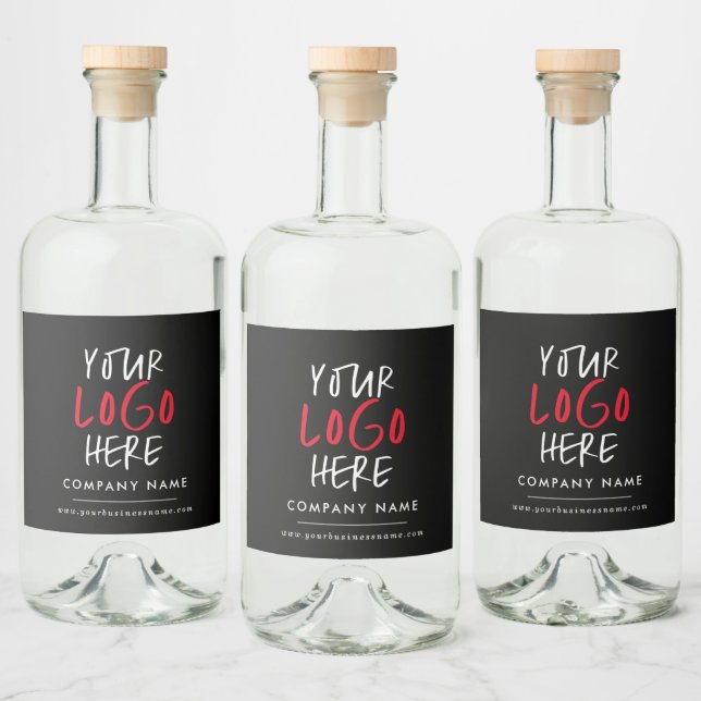 Logo-Branding Alkoholflaschenetikett (Flaschen)