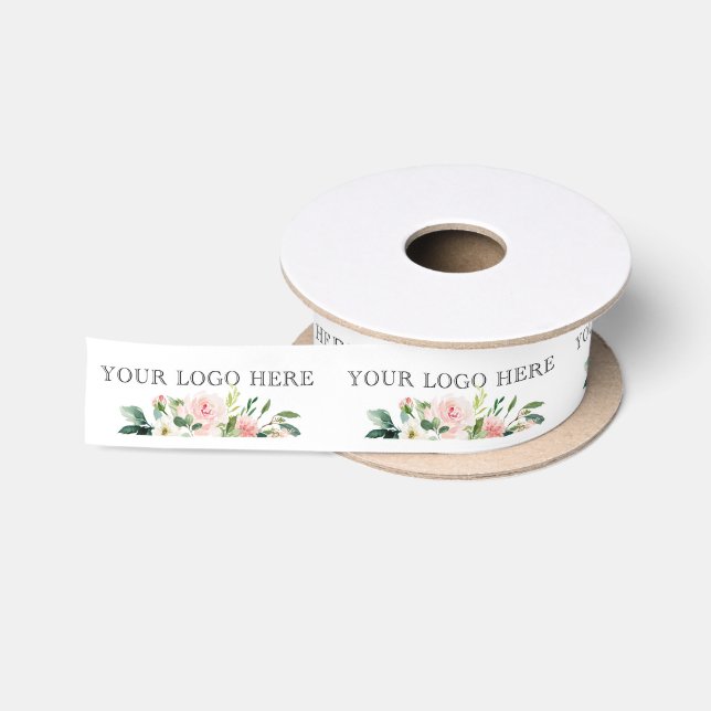 Logo-Branding für benutzerdefinierte Unternehmen|  Satinband (Spule)