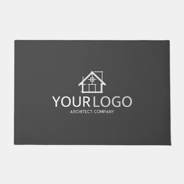 Logo-Branding für das Startup-Unternehmen Fußmatte (Vorderseite)