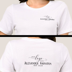 Logo-Branding für Friseursalons - Mitarbeiterbekle Tri-Blend Shirt
