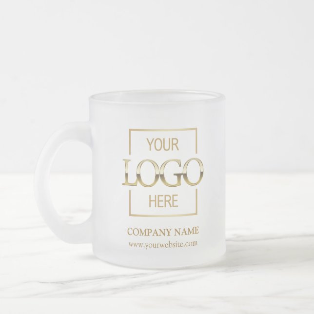 Logo-Branding für personalisierte Unternehmen Mattglastasse (Links)