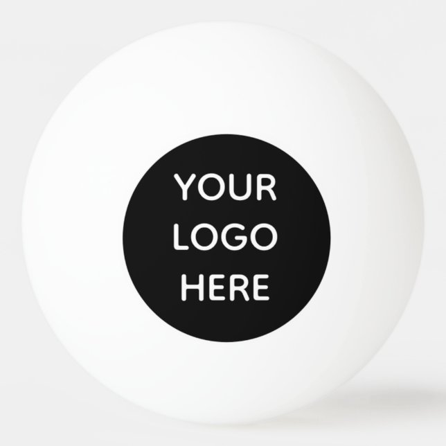 Logo-Branding-Unternehmen Tischtennisball (Vorderseite)