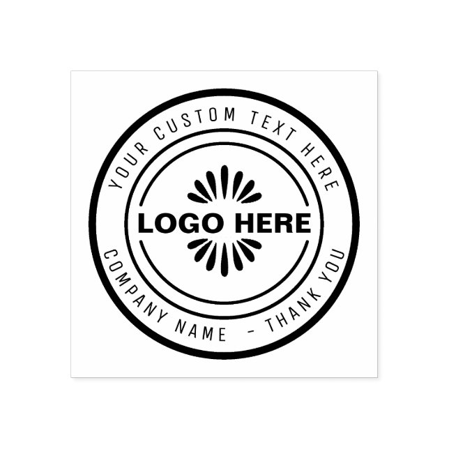 Logo-BRIEFMARKE Gummistempel (Prägung)