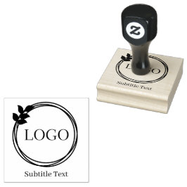 Logo-Briefmarke Gummistempel