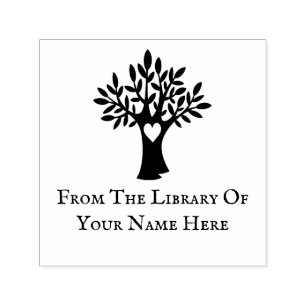 Logo-Buchungsplatte Custom Library Book Briefmarke Permastempel