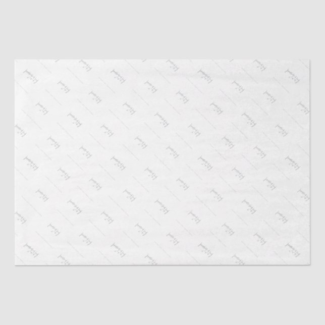 LOGO BUSINESS BRANDING Moderne, einfache Professio Seidenpapier (Vorderseite)