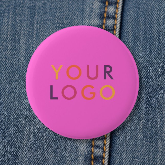 Logo Business Branding Rosa Button (Von Creator hochgeladen)