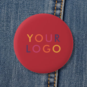 Logo Business Branding Vorlage Rot Button