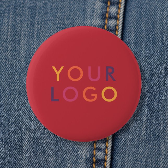 Logo Business Branding Vorlage Rot Button (Von Creator hochgeladen)