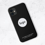 Logo Business Company Einfache Minimalistische Case-Mate iPhone Hülle<br><div class="desc">Business Logo Custom Company iPhone Case. Einfache Vorlage des Firmenlogos für die eigene Marke.</div>