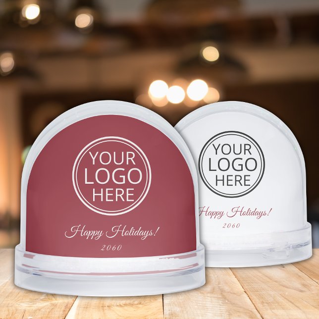  Logo Business Corporate Christmas Gift Red White Schneekugeln (Von Creator hochgeladen)