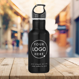 Logo | Business Corporate Company Minimalist Edelstahlflasche