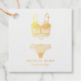 Logo-Business für die Boutique Lace Lingerie Geschenkanhänger