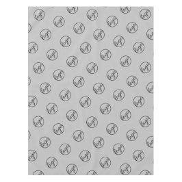 Logo-Business für die Custom Light Gray Show Tischdecke