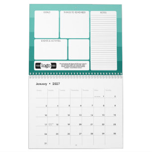 Logo Business-Geschenk - Ziel, Dinge zu tun Kalender