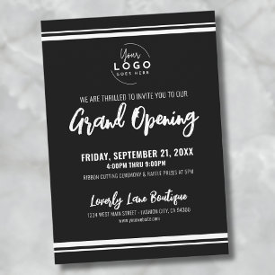 Logo Business Grand Opening Einladung