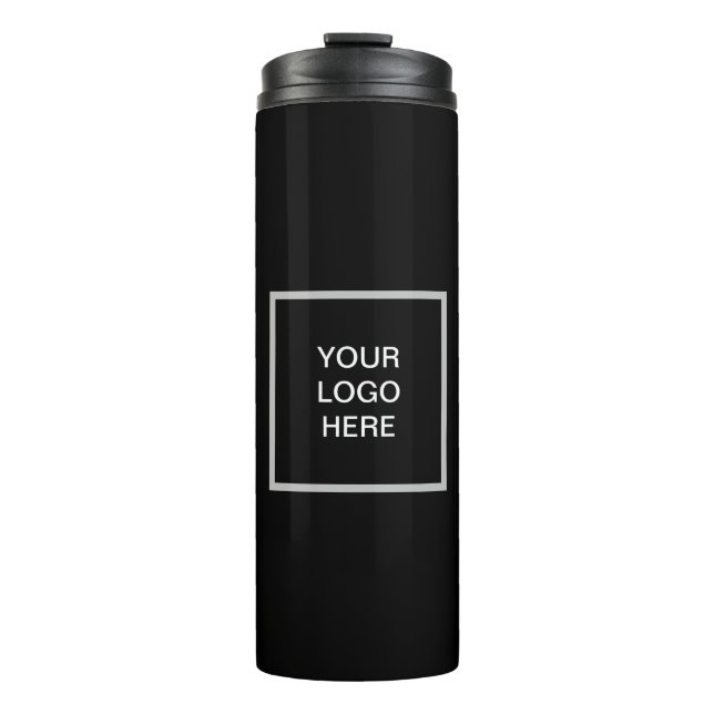 Logo-Business Minimalistisch Thermosbecher (Vorderseite)