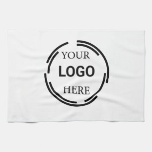 Logo-Business Moderne Minimal-Designs Geschirrtuch