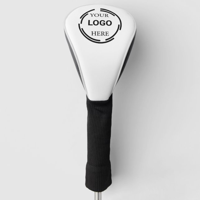 Logo-Business Moderne Minimal-Designs Golf Headcover (Vorderseite)