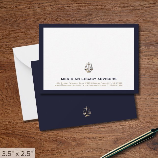 Logo-Business-Note-Karte für die Rechtsjustiz Mitteilungskarte (Von Creator hochgeladen)