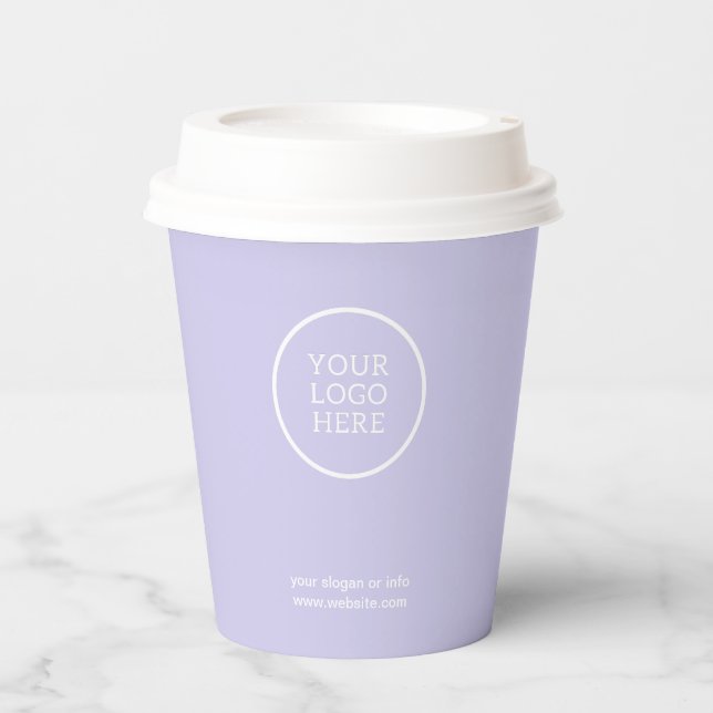 Logo-Business-Papier-Becher Pappbecher (Vorderseite)