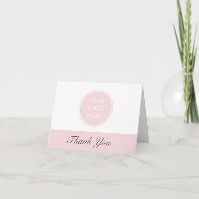 Logo "Business Pink" wird durch Ihre Karte eingekl (Vorderseite)