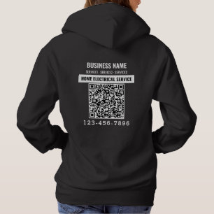 Logo Business QR-Code Hoodie