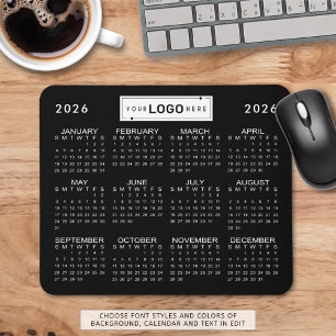 Logo "Business Rectangle" 2026 Kalender - benutzer Mousepad