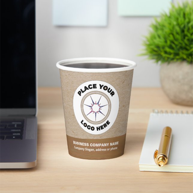 Logo-Business-Werbeaktion-Branding Pappbecher (InSitu)