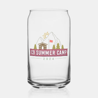 Logo "C9 Summer Camp 2024" Dosenglas