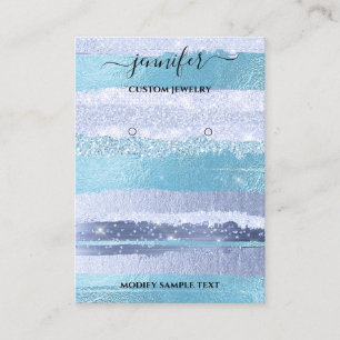 Logo Carte bijoux artisanale Bleu Grandes