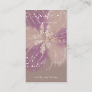 Logo Carte bijoux personnalisée Médias sociaux Ros