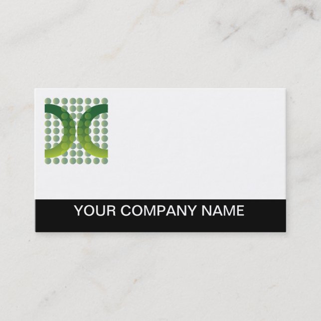 Logo Carte de visite vert clair (Devant)