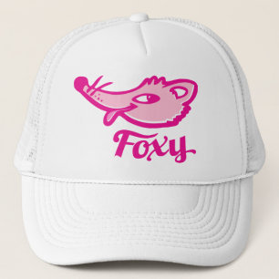 Logo casquette Foxy fox rose