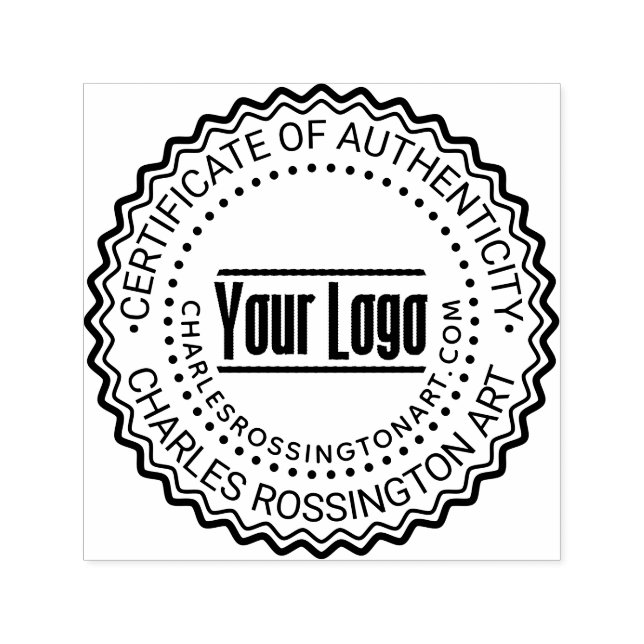 Logo "Certificate Authenticity" #6 Name URL Permastempel (Design)