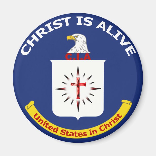 Logo CIA "Christ Is Alive" Magnet (Vorne)