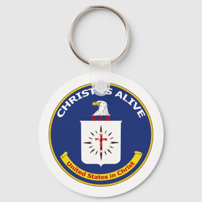 Logo CIA "Christ Is Alive" Schlüsselanhänger (Vorderseite)